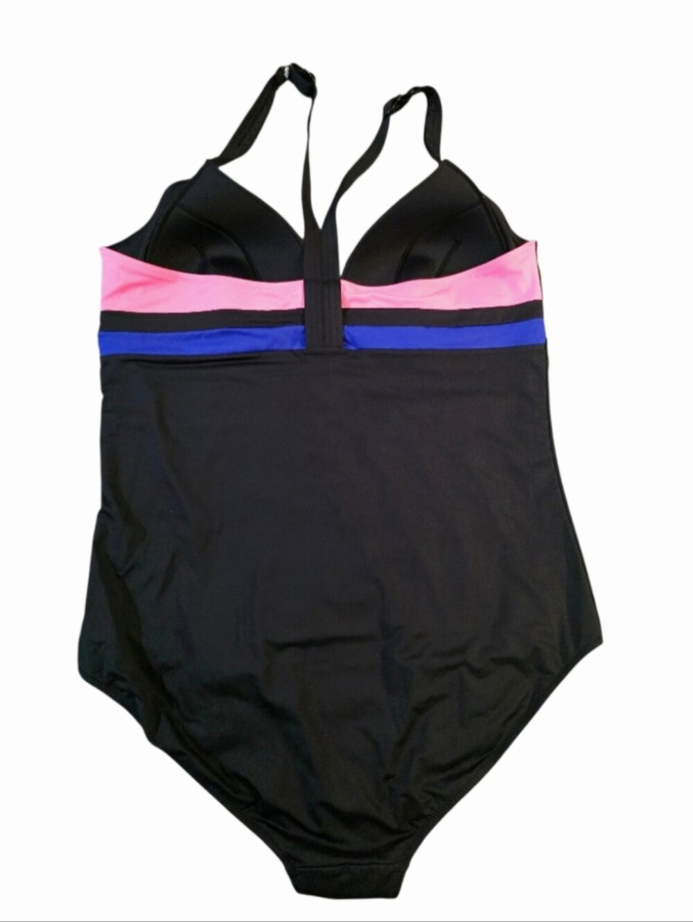City Chic Colorblock One Piece Swimsuit L - Picture 3 of 12